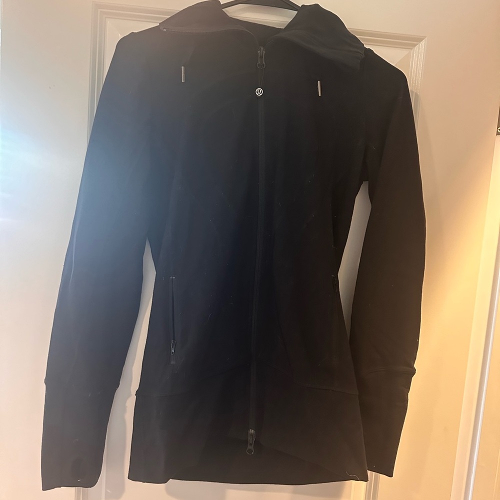 Black Lululemon zip jacket